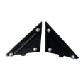 thumbnail image 1 of Baohd 2X Trim Plate Car Supplies Compact Size Matte Black Vehicle Components Replaced Part Mirror Cover Rear Protector, 1 of 6