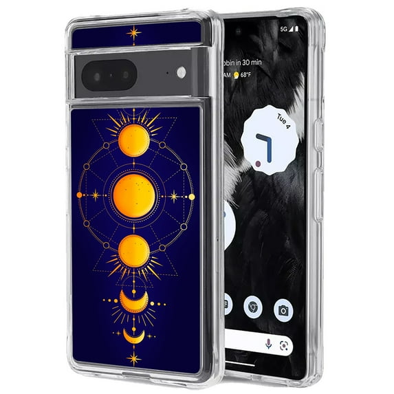 TalkingCase Slim Phone Case Compatible for Google Pixel 7 Pro, 6.7", Astrology Zodiac Print, Light Weight, Flexible, USA