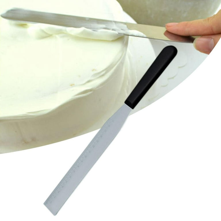 3x Stainless Steel Icing Spatula Cake Cream Frosting Filling Spreader  Smoother