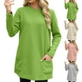 thumbnail image 5 of Bovemsi Sweatshirts for Women Crewneck Loose Fitting Tops Long Sleeve With Pocket Shirts Pullover Long Sleeve Clothes Pullover, 5 of 5