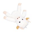 thumbnail image 3 of Peluche de vaca de las Tierras Altas, simulación de vaca, lindo y exquisito, suave y relleno, muñeco de ganado sentado para decoración del hogar, blanco, 25 cm/9,8 pulgadas, 3 of 14