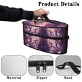thumbnail image 5 of HELLHERO Hummingbird Rose Dream Steam Iron Storage Holder Polyester Zipper Handle Lightweight Fits Travel, Bag Only, 5 of 6