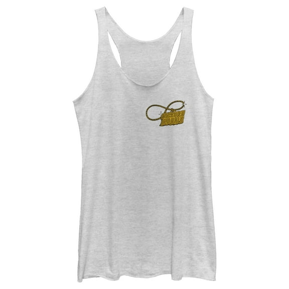 Women's Fortnite Victory Royale Gold Chain Small  Racerback Tank Top