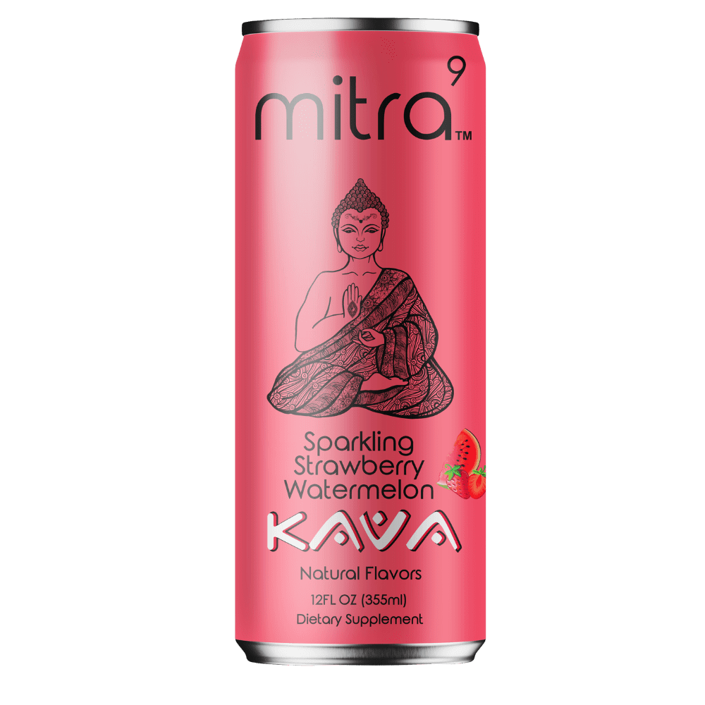 MITRA9 Botanical Beverages Plant Based Sparkling Drink With Kava