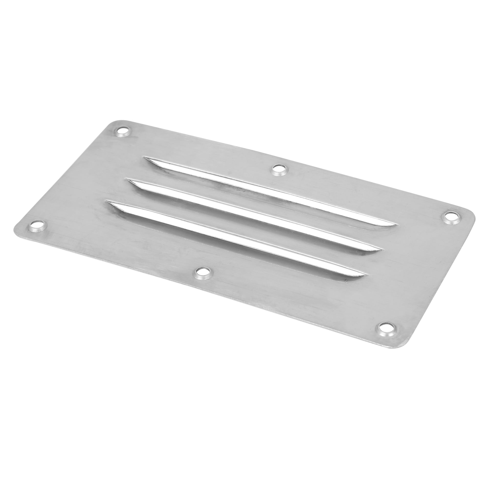 Louvered Vent 66mm x 128mm Rectangle Marine Grade Stainless Steel 304 Boat Yacht 