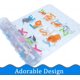 thumbnail image 3 of Alfombrillas de baño para bebés y niños pequeños - Alfombrillas antideslizantes de dibujos animados para bañera, ducha, suelo, 100 x 40 cm, lavables a máquina, tamaño XL (alfabeto), 3 of 5