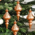 thumbnail image 6 of Viflosae Ornament Sets for Christmas Tree Ball Ornaments Christmas Special Decorative Small Pendant Plastic Electroplating Golden Color Pendants Set, 6 of 7