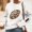 White#08, variant on Womens Baseball Printed Sweatshirts Oversized Crewneck Long Sleeve Drop Shoulder Hoodless Sweatshirt Casual Game Day Print Round Neck Lightweight Comfy Sweatshirts