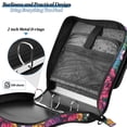 thumbnail image 4 of FORMRS Zipper Binder with Shoulder Strap 2-inch Ring 500 Sheet Capacity File Bag, Charming Floral Pattern, 4 of 5