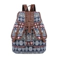 thumbnail image 4 of Mochila con diseño retro étnico para mujer, bolso informal, mochila moderna para mujer. Estilo A, 4 of 9