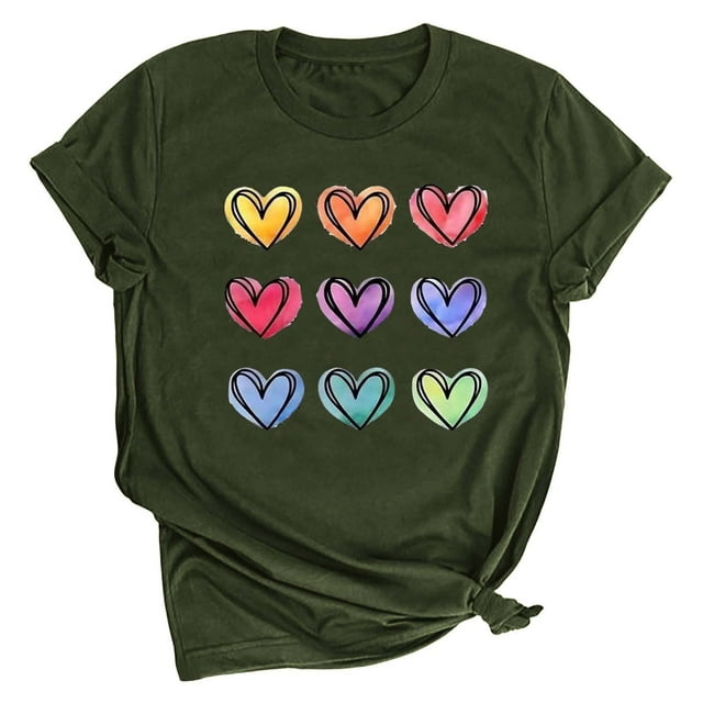 Birdeem T-Shirt à Manches Courtes Imprimé pour Femmes T-Shirt à Manches Courtes à Col Rond