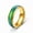 Gold, variant on Stainless Steel Non-Tarnish Color Changing Mood Ring Temperature Women Men R48