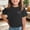 Black, variant on LJEFF Girls Cute Print Rhinestone T-Shirt, Short Sleeved Crew Neck Cotton Comfort Summer Casual Tee Purple Size 10 Yres