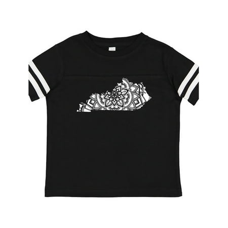 

Inktastic Kentucky Silhouette Mandala Gift Toddler Boy or Toddler Girl T-Shirt