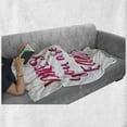 thumbnail image 6 of Inspirational Soft Flannel Fleece Blanket, Watercolor Words About Fashion Clothes Fame Pink Brushstrokes Calligraphy, Cozy Plush for Indoor and Outdoor Use, 70" x 90", Pink Fuchsia, by Ambesonne, 6 of 6