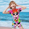 thumbnail image 4 of The Powerpuff Girls Boys 2-Piece Swimsuit Set Bathing Suit Short Sleeve Swimwear Sets with Swim Trunk 6-7Y(110cm), 4 of 7
