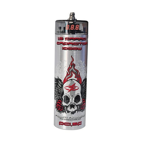 Power Acoustik PC1.5F 1.5 Farad DIgital Car Capacitor