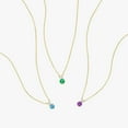thumbnail image 2 of Deux Birthstone Necklace, 2 of 11