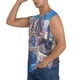 thumbnail image 3 of Fotbe Majestic Fantasy Castle Men's Camiseta sin Mangas Estampada para Hombres, Playera Casual para Gimnasio, Entrenamiento, Playa-Medium, 3 of 7