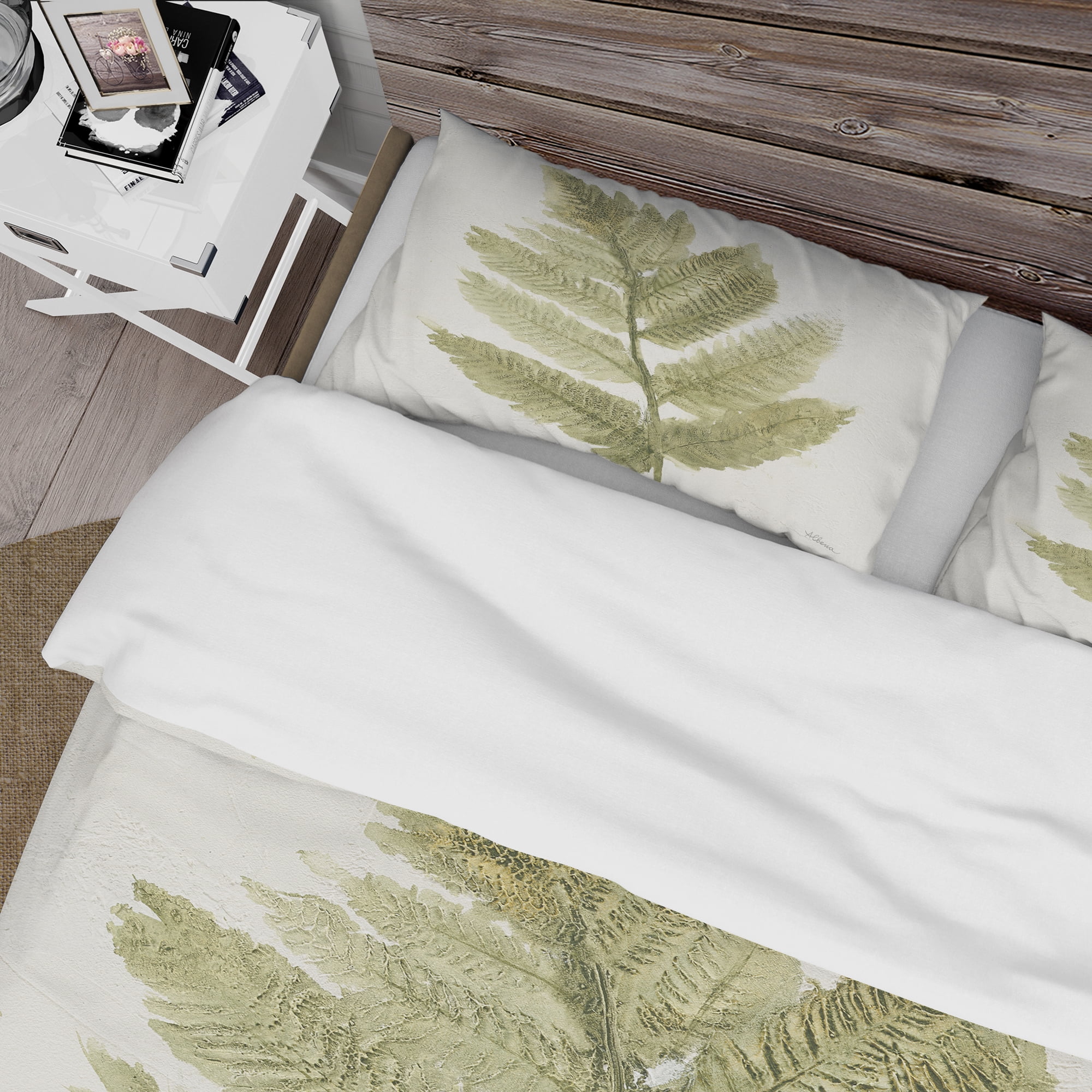 Designart 'Simple Forest IV' Cottage Duvet Cover Set