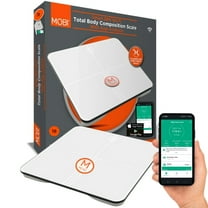 Smart Digital BMI Wi-Fi Total Body Composition Scale with App Analysis, Powered by 3 x AAA Batteries