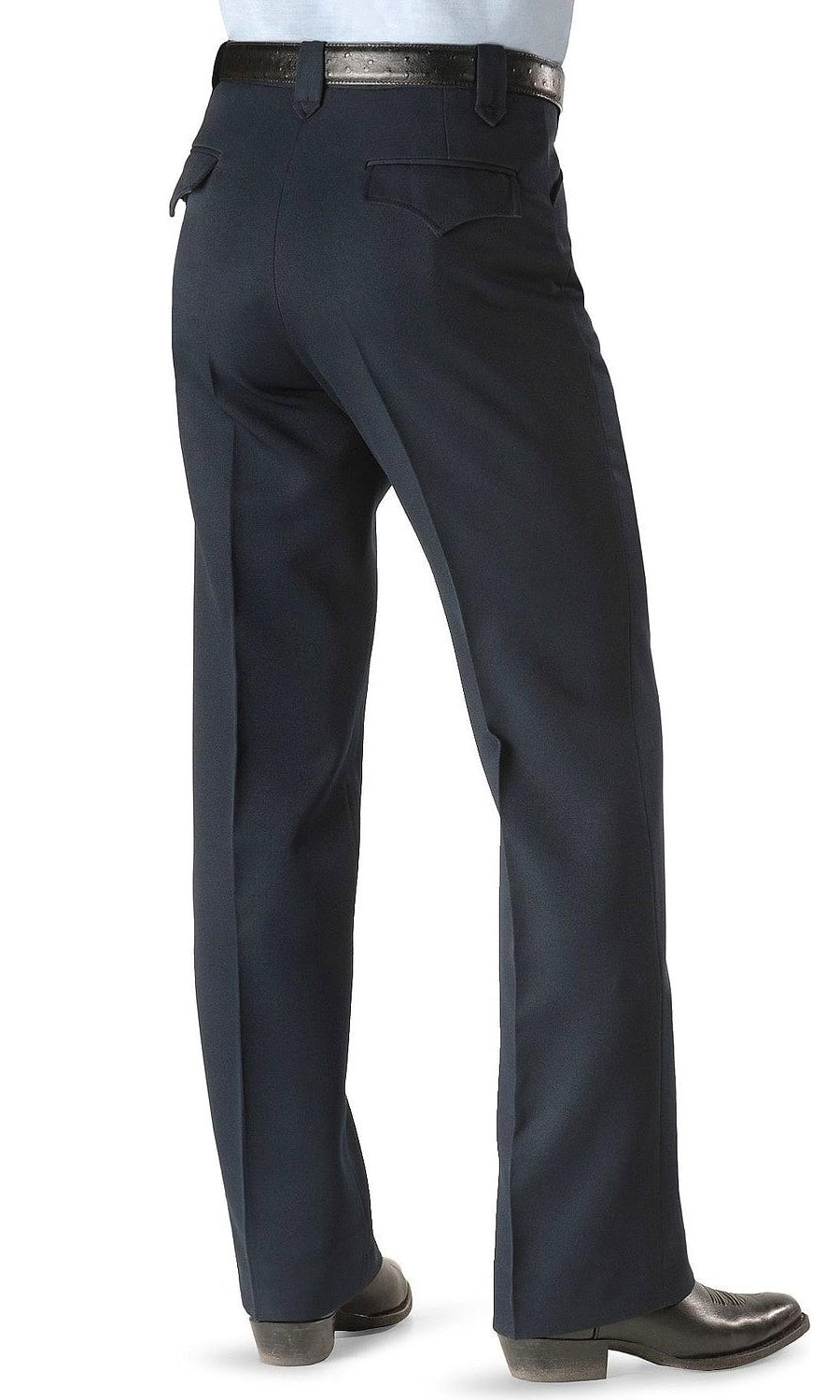 Circle S - Circle S Mens Navy Polyester Solid Dress Ranch Pant Western ...