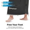 thumbnail image 3 of KingCamp 3-Season Cold Weather Sleeping Bag - Lightweight, Waterproof & Compression Sack Included, 27°F-54°F, Left Zip Design for Adults, Ideal for Camping, Backpacking & Travel (Black), 3 of 10