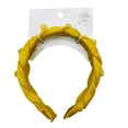 thumbnail image 3 of Scunci & Hive and Co., Black, Yellow, Off-White Braided Headbands Bundle, 3 of 4