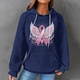 thumbnail image 2 of Bovemsi Sweatshirt for Women Womens Hoodies Casual Long Sleeve Pullover Tops Loose Hooded With Pocket Comfort Hoodie, 2 of 5