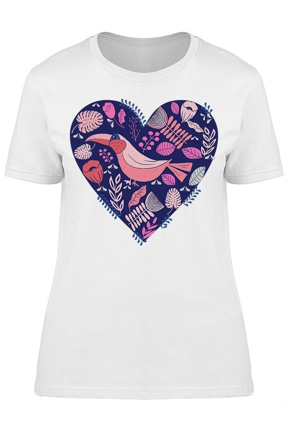 Scandinavian Nordic Toucan T-Shirt Women -Image by Shutterstock, Female Small