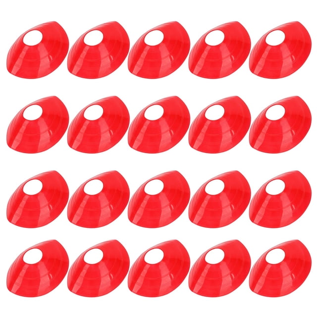 Cono de disco de fútbol de 20 piezas, cono de entrenamientos deportivos de agilidad para ejercicios de baloncesto y fútbol, marcadores de campo YUNYI BRAND Deportes