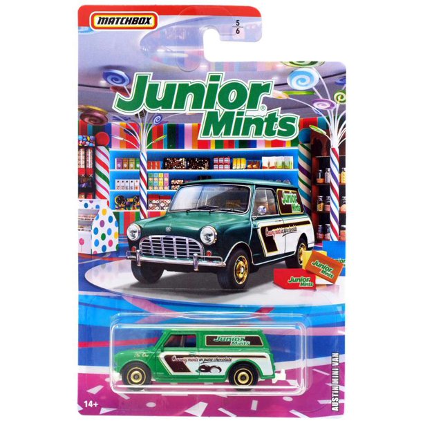 Matchbox Austin Mini Van Diecast Vehicle (Junior Mints)