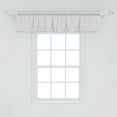 thumbnail image 2 of Ambesonne Geometric Valance Pack of 2, Simple Lines Grey Tones, 54"X12", Pale Grey and White, 2 of 2