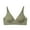 Green, variant on Sport Bras for Women Seamless Deep V Neck Push up Bralettes Breathable High Impact Wireless Bras