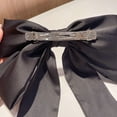 thumbnail image 3 of CSChome Hair Barrette Hair Barrette Big Knot Large Size Solid Color Double Layers Non-Slip Hair Decoration Princess Style Soft Rust Women, 3 of 6