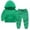 Green, variant on KAUOD Toddler Cotton Jogging Set 2 Piece Pullover Hoodies Sweatpants Outfits Baby Boys Plain Soft Sweatshirts Clothes