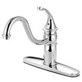 thumbnail image 1 of Kingston Brass KB1571GLLS Georgian 8-Inch Kitchen Faucet without Sprayer, Polished Chrome, 1 of 2