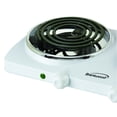thumbnail image 3 of Brentwood 1500w Double Electric Burner, White, 3 of 6