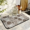 thumbnail image 3 of Coffee Mat 19.5x12in,Coffee Bar Mat for Countertops, Absorbent Hide Stain Anti-Slip Coffee Bar Accessories Fit Under Coffee Machine Mat,Dish Drying mats for Kitchen, 3 of 7