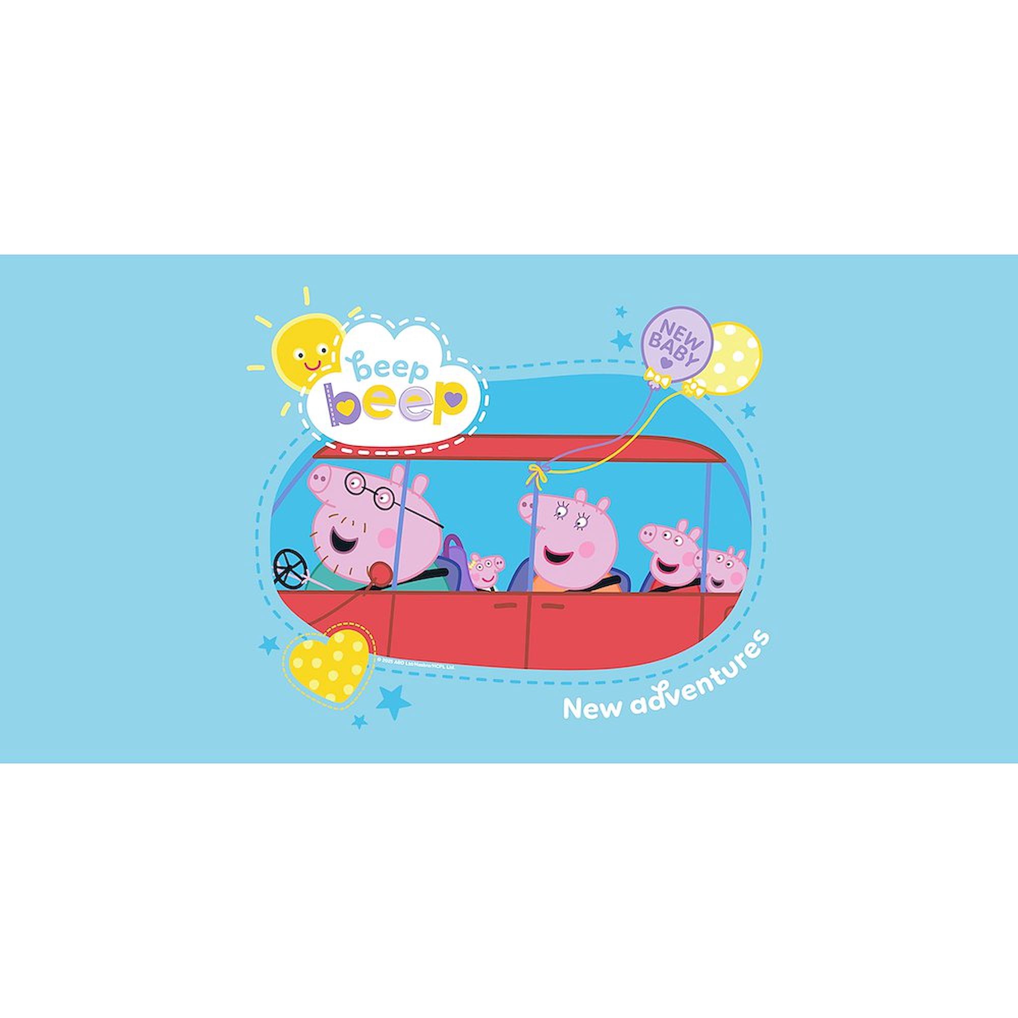 CafePress - Peppa Pig: New Adventures - Large Beach Towel, Soft 30"x60" Towel with Unique Design