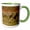 Green/White, variant on 3drose, Eastern Grey Kangaroos, Queensland. Australia-au01 Pox0196 - Pete Oxford, 11oz Two-tone Red Mug