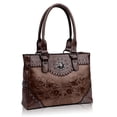 thumbnail image 1 of Bolsa LAVAWA para mujer, tamaño grande, estilo western, color café, 1 of 7