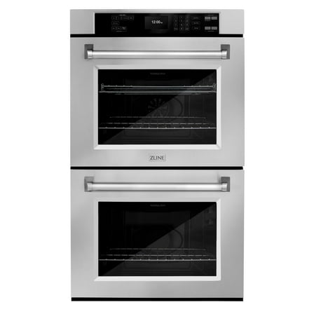 ZLINE 30 in. Professional Convection Double Wall Oven with Air Fry and Self Clean in Stainless Steel (WAD-30)