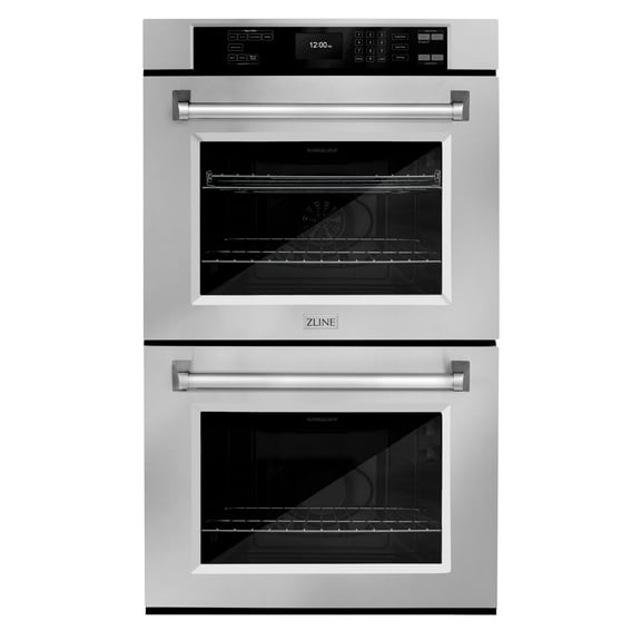 ZLINE 30 in. Professional Convection Double Wall Oven with Air Fry and Self Clean in Stainless Steel (WAD-30)