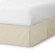 thumbnail image 1 of Faldón de cama cepillado doble Bare Home Colección Premium 1800 color arena 15 pulgadas Tamaño completo, 1 of 5