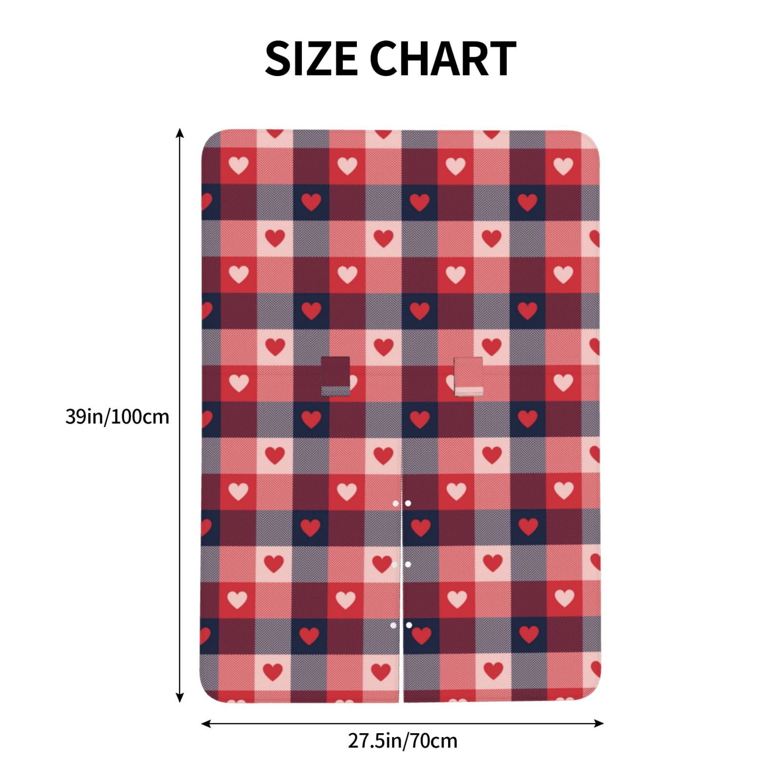Naloa Heart Plaid Baby Car Seat Cover, Breathable Baby Carrier Cover, Multiuse Baby Carrier Cover & Nursing Breastfeeding Cover