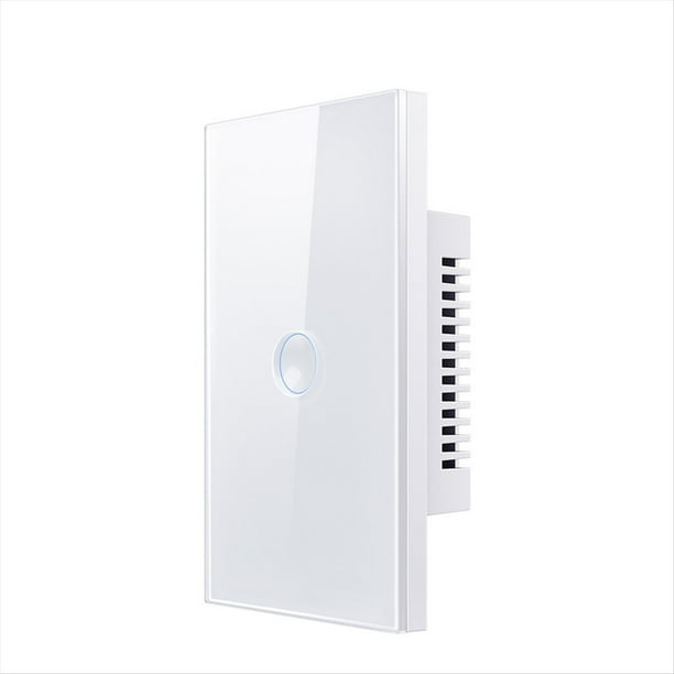 Interruptor Táctil Inteligente Zigbee de 110-240 V, Estilo Cóncavo 2.5D, Repetidor de Señal Zigbee 3.0, Compatible con y Home, 1 Unidad.