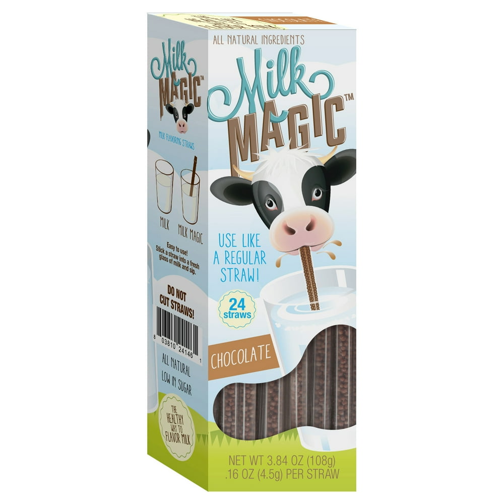 Got Milk? Magic Milk Chocolate Flavoring Straws, 0.16 Oz., 24 Count