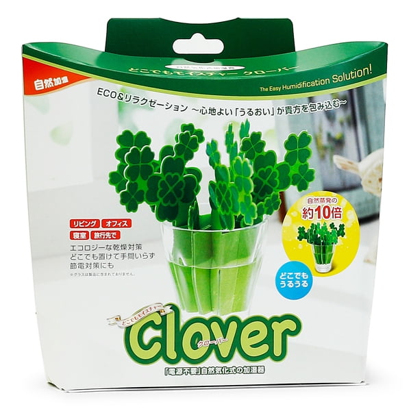 Clover Paper Humidifier - Green, Made in Japan