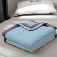 thumbnail image 4 of Cooling Blanket for Hot Sleepers, Cool Summer Comforter, 39"X55" Twin Cold Blankets for Night Sweat, Ultra-Cool Breathable Soft Lightweight Summer Comforters for Sleeping,Green, 4 of 9